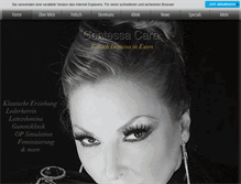 Tablet Screenshot of contessa-cara.com